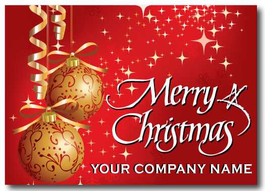 Christmas greeting card sample